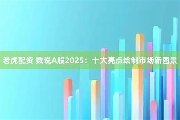 老虎配资 数说A股2025：十大亮点绘制市场新图景